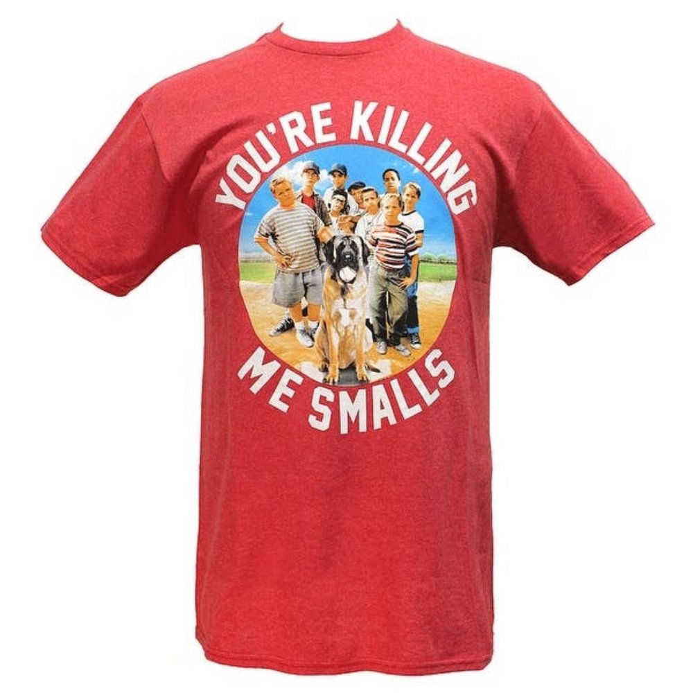Men’s Sandlot "You're Killing Me Smalls" Red tee - Picture 1 of 10